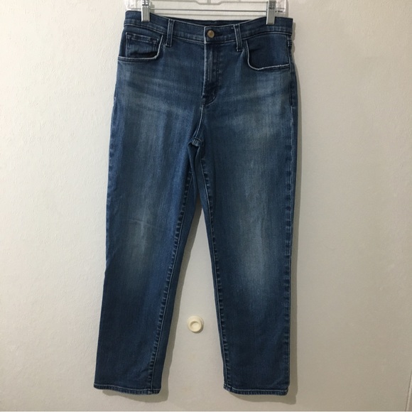 J Brand x Theory Highrise Straight Adeza Jeans size 28. - Picture 3 of 10